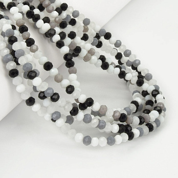 Бусины рондели, 4х3 мм, Микс (BUS-057212)