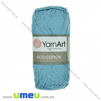 Пряжа YarnArt Eco-cotton 100 г, 220 м, Бірюзова 765 (YAR-025222)