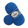 Пряжа Nako Mohair Delicate №6121, 100 г, 500 м, Синяя (YAR-060788)