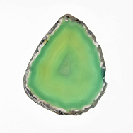 Срез Агата, Зеленый, 71х55 мм (POD-009278)