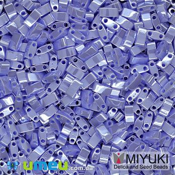 Бисер японский Miyuki HALF TILA №446, 5х2,3 мм, Голубой (BIS-046073)