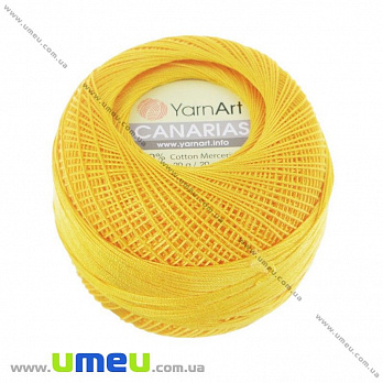 Пряжа YarnArt Canarias 20 г, 203 м, Жовта 6347 (YAR-022925)