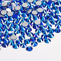 Стразы плоские SS16 (3,8 мм), Синие AB (STR-061347)