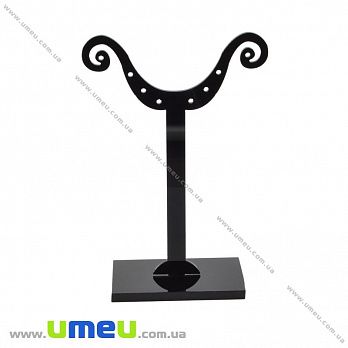 Подставка под серьги, 10х6,5 см, Черная (UPK-017415)