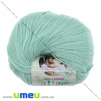 Пряжа Alize Baby Wool 50 г, 175 м, Бирюзовая светлая 19 (YAR-025240)