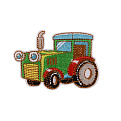 Термоаппликация детская Трактор, 6,5х4,5 см, Зеленая (APL-055065)