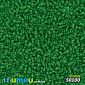 Бисер чешский 14/0, №50100, Зеленый, Прозрачный (BIS-048037)