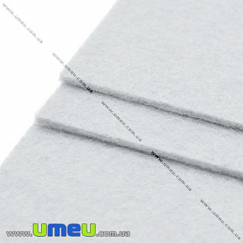 Фетр 3 мм, 20х30 см, Білий (FLT-011624)