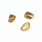 Тримачі для кулона, 6х4 мм, Латунь з покриттям 14 kt (OSN-058517)