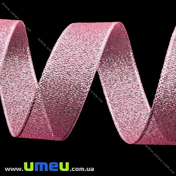 Лента парчовая, 20 мм, Розовая (LEN-022597)