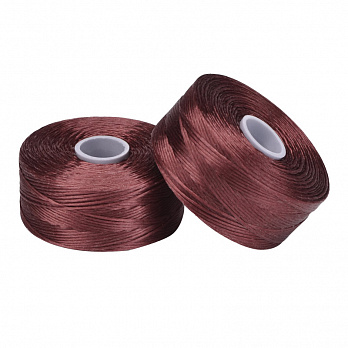 Нитка для бісеру C-Lon D, 0,11 мм, Коричнева, 71 м (MUL-051165)