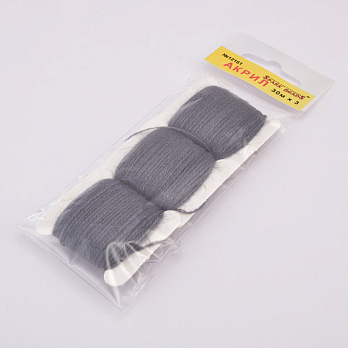 Акрилові нитки, №12161, Сірі (MUL-058868)