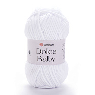 Пряжа YarnArt Dolce Baby 50 г, 85 м, Біла 741 (YAR-061630)