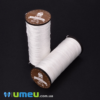 Нитка капронова (взуттєва) 93,5х2 т, Біла, 50 м (MUL-050850)