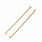 Ланцюг-подовжувач, 5,5 см, Латунь з покриттям 18 kt, 1,5х1,5 мм (ZEP-061379)