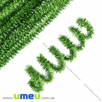 Синельная проволока, Салатовая блестящая, 30 см (DIF-018007)