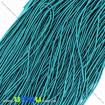 Канитель фигурная зиг-заг 1,5 мм, Бирюзовая (KNT-028045)