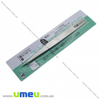 Пінцет біжутерний рівний з нержавіючої сталі, 13,5 cм (INS-014195)