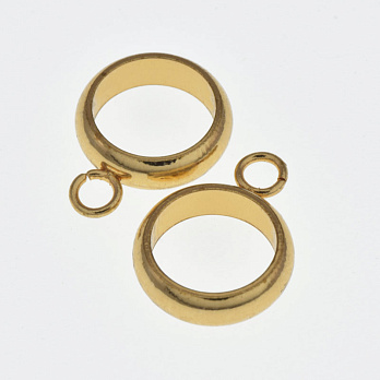 Бейл з нержавіючої сталі, 11,5х9х2,5 мм, Золото (STL-058438)