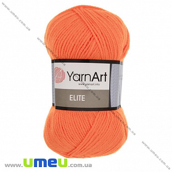 Пряжа YarnArt Elite 100 г, 300 м, Помаранчева 71 (YAR-023277)