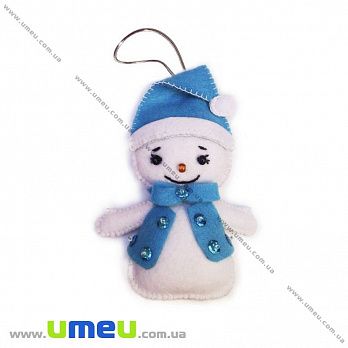 Набор из фетра для создания игрушки, Снеговичок ФН-51, 7х11 см (FLT-034856)