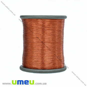 Нитки металізовані 0,1 мм, Помаранчева (KNT-028177)