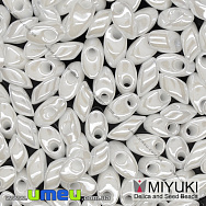 Бісер японський Miyuki LMA №420, 4х7 мм, Білий (BIS-036730)