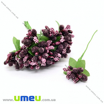 Тычинки на проволоке, Бордовые (DIF-029754)