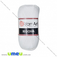 Пряжа YarnArt Begonia 50 г, 169 м, Біла 1000 (YAR-023004)