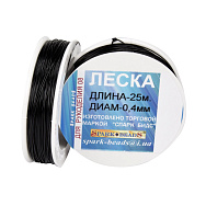 Леска (мононить), 0,4 мм, Черная (LES-031543)