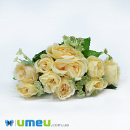 Букет троянд, 30 см, Кремовий (DIF-044735)