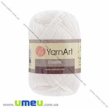 Пряжа YarnArt Etamin 30 г, 180 м, Біла 421 (YAR-023033)