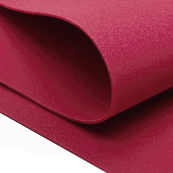 Фоамиран, 2 мм, Красный, 20х30 см (FOM-033707)