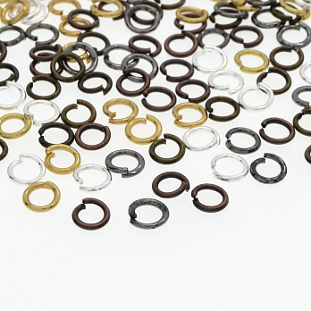 Колечки, Микс, 4 мм, толщина 0,7 мм (PIN-051927)