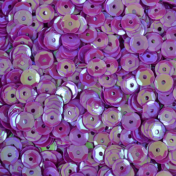 Пайетки Китай круглые граненые, 5 мм, Малиновые АВ (PAI-052345)