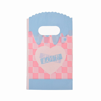 Подарочные пакетики, 15х9 см, Розово-голубые (UPK-060087)