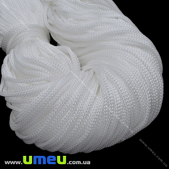 Поліпропіленовий шнур, 3 мм, Білий (LEN-010581)