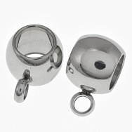 Бейл з нержавіючої сталі, 11х8х6 мм, Темне срібло (STL-058441)