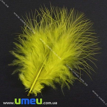 Перья Индейки, Желтые, 4-9 см (PER-002769)