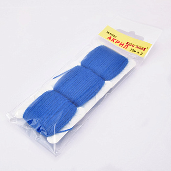 Акриловые нитки, №12182, Синие (MUL-058882)