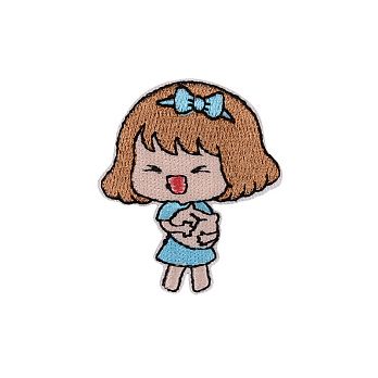 Аплікація на клейовій основі Дівчинка, 5х4,5 см (APL-055071)