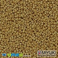 Бісер японський Miyuki круглий RR 15/0 №191, Позолота 24 kt (BIS-045861)