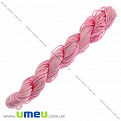 Нейлоновый шнур, 1 мм, Розовый (LEN-021930)