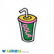 Термоаплікація Cola, 7х4 см, Зелена (APL-047666)