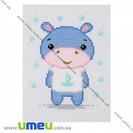 Набір для вишивання нитками VDV, Бегемотик М-232, 11х15 см (SXM-024447)