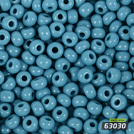 Бісер чеський 4/0 №63030 Бірюзовий, Натуральний (BIS-054973)