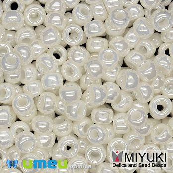 Бісер японський Miyuki круглий RR 6/0 №591, Молочний (BIS-046033)