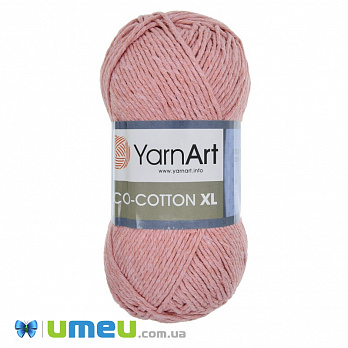 Пряжа YarnArt Eco-cotton XL 200 г, 220 м, Рожева 766 (YAR-038380)
