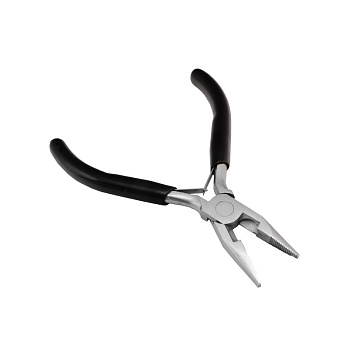 Інструмент Тонкогубці з кусачками, Чорний, 12,5 см (INS-053921)