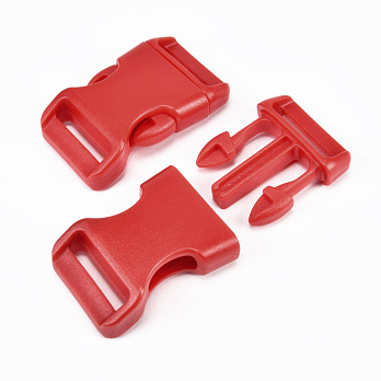 Фастекс пластиковий, 20 мм, Червоний (ZAM-061883)